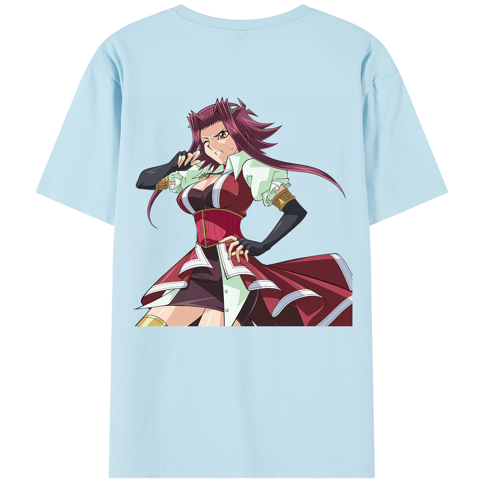 （画像用） 遊☆戯☆王 Yu-Gi-Oh! 綿100％半袖Tシャツ（背面プリント）